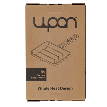 UPAN The Cast Iron Sausage Fry Pan  Are you wanting to cook sausages  perfectly everytime? The unique design of the UPAN straightens the sausages  when placed in the pan. The cast